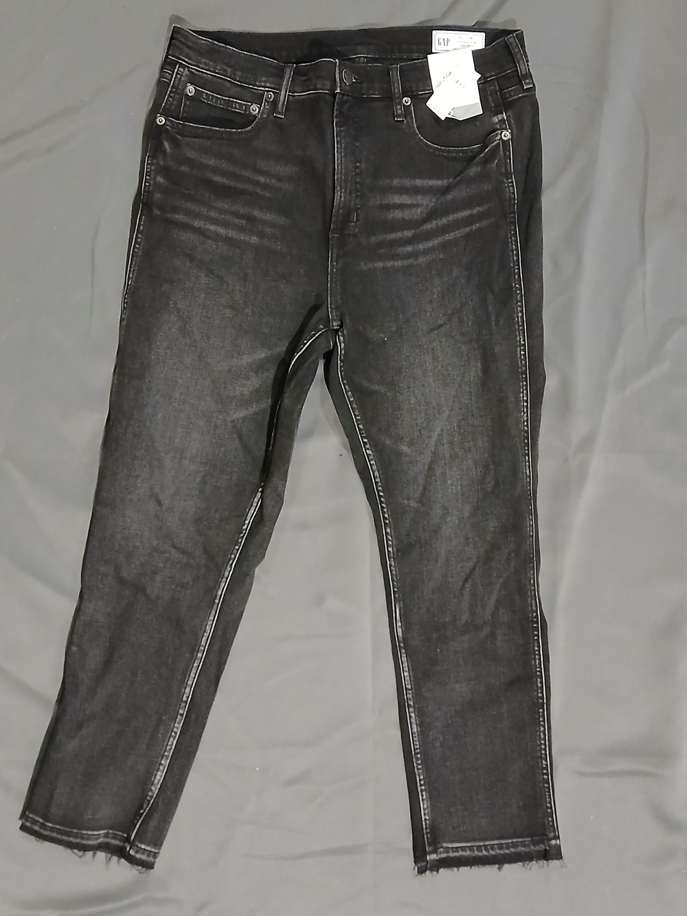Men's Black Washed Slim Jeans - GAP